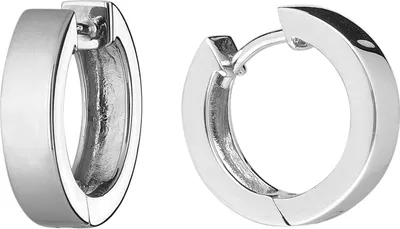 trendor 41577 Ohrringe für Damen und Herren 925 Silber Creolen Ø 17 mm 1
