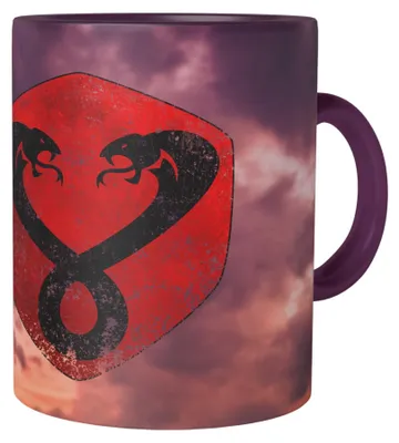 Produktbild von Keramische Kaffeetasse - 330 ml - Lila Farbe