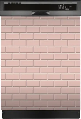 Produktbild von Aufkleber sticker 60x70 cm Dekorative folie Spülmaschine - farbige Backstein Ziegel