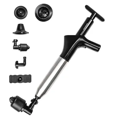 Produktbild von Hochdruck-Druckluftpömpel mit Zubehör und 5-in-1-Manometer Jetpro InnovaGoods