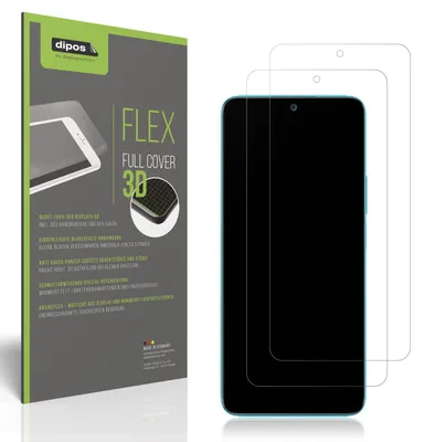 Produktbild von 2x Full Cover Schutzfolie matt für Honor 90 Panzerfolie Anti-Shock