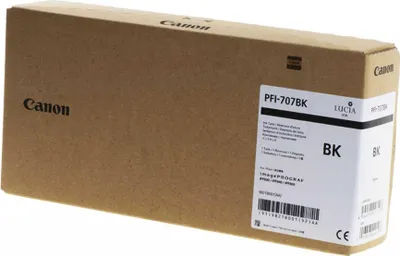 Produktbild von Canon PFI-707 BK Tinte schwarz