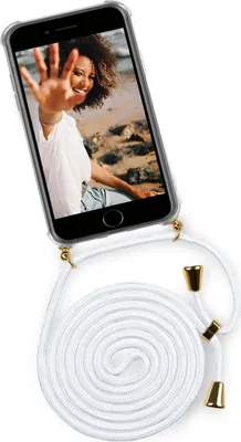 Produktbild von TWIST-Case + TWIST-Cord für iPhone 7 / iPhone 8, Farbe:Marshmallow (Gold)