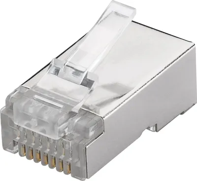 Produktbild von RJ45 Stecker, CAT 6 STP geschirmt für Rundkabel