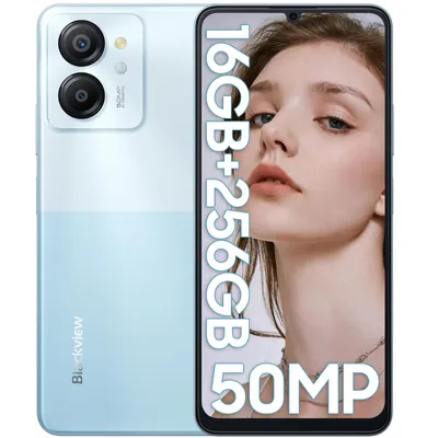 Produktbild von Blackview COLOR 8 Smartphone (16+256GB) | 6,75-Zoll-HD+-Display mit 90Hz | 6000mAh Mega-Akku mit 744 Stunden Standby-Zeit | 50MP Samsung-Hauptkamera