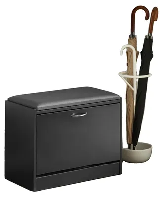Immagine prodotto di Panca porta scarpe, struttura robusta, design salvaspazio, nera