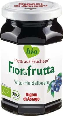 Produktbild von Rigoni di Asiago Fruchtaufstrich Wild-Heidelbeere  250g