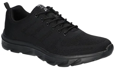 Produktbild von American Club WT286, Herren Sportschuhe Memory Foam System, leichte Sneaker atmungsaktiv bequem, Schwarz 47