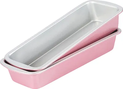 Image de 2-Pack de boîtes à miches, boîte à pain rectangulaire anti-adhésive pour aliments pour la cuisson de pain, gâteaux, tartes, crêpes, pizza