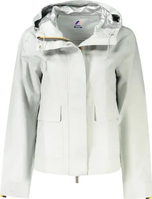 Produktbild von Damen Sportjacke Grau mit Kapuze: Funktional & Stilvoll