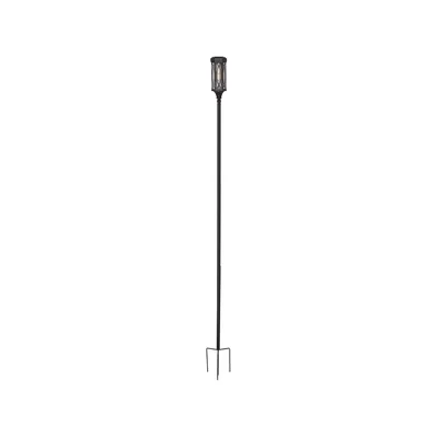 Produktbild von Star Trading Bollard Folke, Außen-Bodenbeleuchtung, Braun, IP44, Garten, Dämmerungssensor, 1 Glühbirne(n)