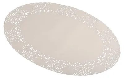Tortenunterlage oval weiß 26x35 cm 100 Stück