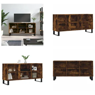 Produktbild von vidaXL TV Schrank Räuchereiche 103,5x30x50 cm Holzwerkstoff - TV-Schrank - TV-Schränke - TV-Ständer - TV-Board