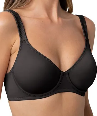 Produktbild von Dorina Bügel BH Lindsay, T-Shirt BH Lindsay/Eco, BH ungefüttert (BH Größe: 95D / Farbe: schwarz)