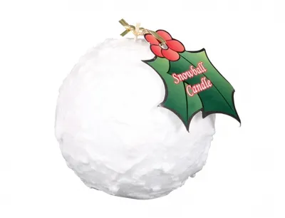 Obrázok produktu pre Sviečka SNOW BALL Christmas d10cm