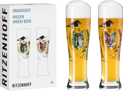Produktbild von Brauchzeit Weizenbierglas-Set #3, #4 Von Sonja Eikler