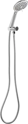Produktbild von BELIANI Duschkopf mit Brauseschlauch Silber ABS Edelstahl 4 Strahlarten Modern Klassisch Handbrause Set für Badezimmer Dusche