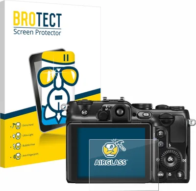 Produktbild von BROTECT Schutzglas für Nikon Coolpix P7100 Schutzfolie Panzer Folie Glas Display Schutz klar