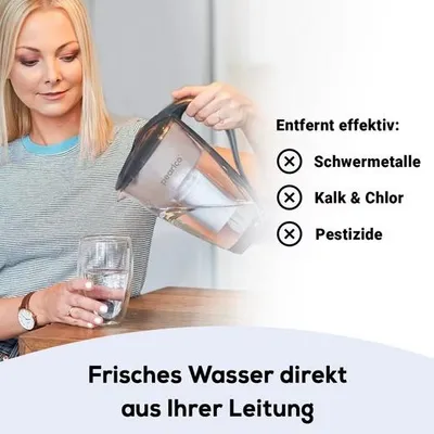 Obrázek produktu pro PEARLCO 235002 Skleněný filtr na vodu, včetně 1 filtru. Barva: bílá
