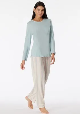 Produktbild von Schiesser Damen Schlafanzug lang multicolor 5 36
