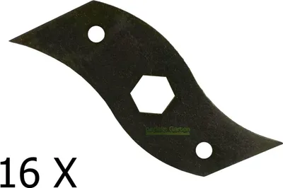 Obrázok produktu pre 16 X 15 CM rozrývací nôž pre Partner P3538 P P4038 P-H / 544 42 10-01