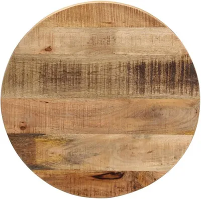 Produktbild von Runde Tischplatte aus massivem Mangoholz Ø 50x1,5 cm