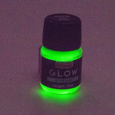 Produktbild von PENTART Leuchte im Dunkeln Acrylfarbe Glow in the dark Limette 30 ml
