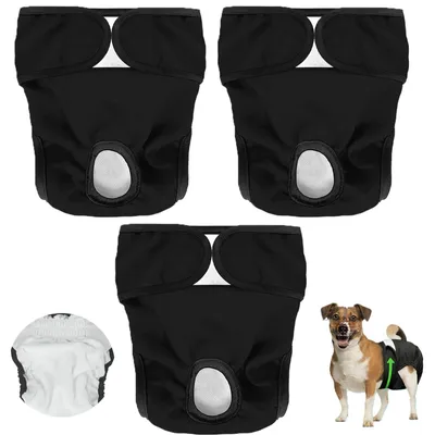 Immagine prodotto di Set di 3 assorbenti per cani, colore nero