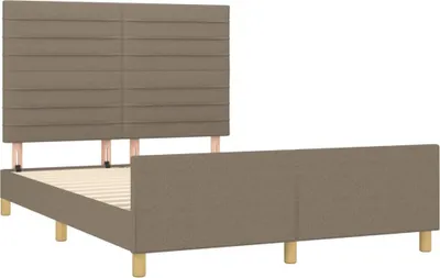 Obrázok produktu pre vidaXL Rám postele bez matraca Taupe 140x200 cm látka
