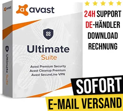 Produktbild von Avast Ultimate Suite 2026 | 3 Geräte | 1 Jahr | Sofortdownload