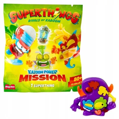 Produktbild von Beutel Mit Mini-Figur Für Kinder Ab 3 Jahren – Superthings Kazoom Power One Pack
