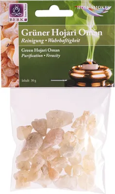 Imagen del producto de Grüner Hojari Oman: Incienso en bolsitas, 30 g por bolsita