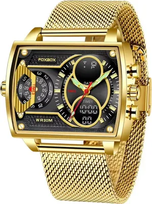 Image de Montre FOXBOX RE-34952 Doré - Élégance et Fonctionnalité KP34952
