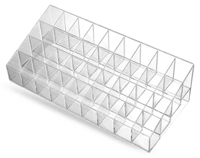 Produktbild von Lippenstift-Organizer mit 36 Fächern, transparenter Acryl-Lippenstifthalter, Kosmetik-Organizer für Lipgloss, Lippenstifte und Nagellack