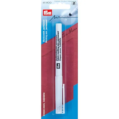 Produktbild von PRYM Stoffmarkierstift, extra fein, permanent, schwarz