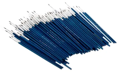 Produktbild von 100 Stück Detailpinsel aus Nylon für präzise Acryl-, Öl- und Aquarellmalerei