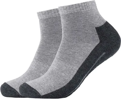 Produktbild von 2er Pack camano Pro Tex Funktions Quarter Socken Unisex 0010 - grey 43-46