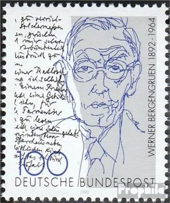 Produktbild von Briefmarken BRD (BR.Deutschland) 1992 Mi 1629 (kompl.Ausgabe) postfrisch 100.Geburtstag von Bergengruen