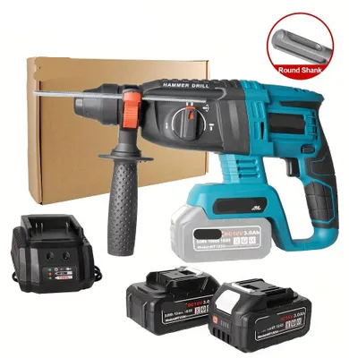 Produktbild von 18V Akku-Kombihammer – Akku-Bohrmaschine – Schlagbohrmaschine – Akku-Bohrmaschine – Bürstenloser Motor