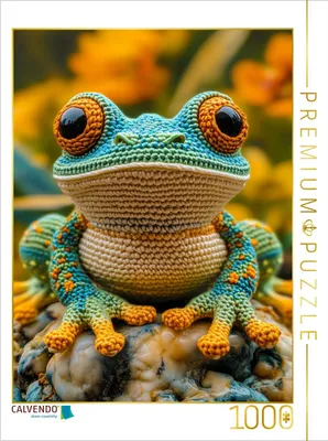 Produktbild von CALVENDO Puzzle Frosch | 1000 Teile Lege-Größe 64x48cm Foto-Puzzle für glückliche Stunden