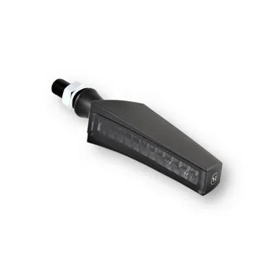 Produktbild von HIGHSIDER LED Sequenz-Blinker STS 1, schwarzes Gehäuse, getöntes Glas.