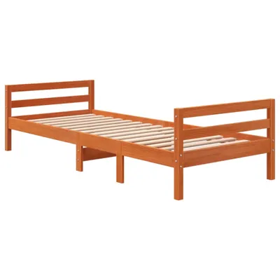 Obrázok produktu pre Posteľný rám bez matraca voskový 80x200 cm borovicový masív