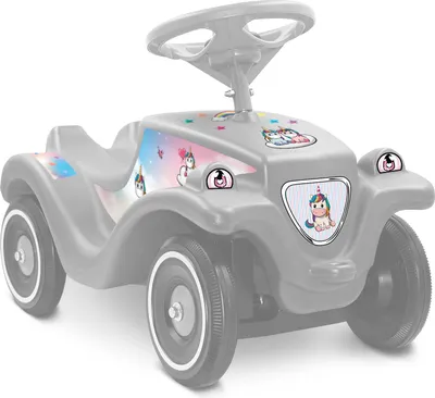 Produktbild von Design Sticker Set kompatibel mit BIG Bobby Car Classic – Selbstklebende Aufkleber für Spielauto, Kratzfest, Wasserfest, Matt R194-14