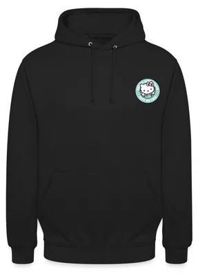 Produktbild von Spreadshirt Hello Kitty Club Just Be You Uni Hoodie, M, Schwarz