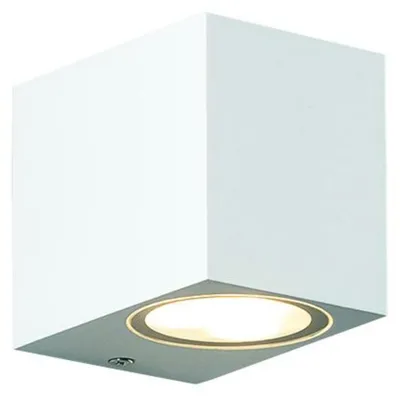 Obrázok produktu pre ACA GU10 vonkajšie nástenné svietidlo, plast, 230 V, biele, IP65, max. 3 W, LED, SL8110GU10W