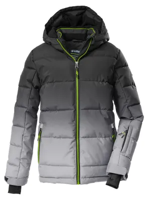 Produktbild von Killtec Winterjacke für Kinder mit Kapuze und Schneefang, Farbe:Grau, Kinder Größen:140