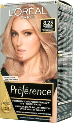 Obrázek produktu pro L'Oreal Paris Preference 8.23 - Středně růžová zlatá barva na vlasy