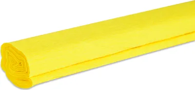 Produktbild von Feinkrepp-Papier 32g/qm 50cmx250cm im Polybeutel gelborange