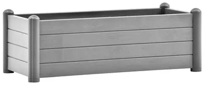 Obrázek produktu pro vidaXL Zahradní zvýšený záhon PP Stone Grey 100x43x35 cm