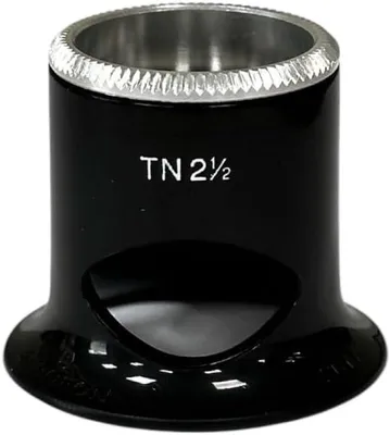 Productafbeelding van Horlogemakersloep, bikonvexlens, 4x vergroting, diameter 2,5 cm, geschikt voor precisiewerkzaamheden